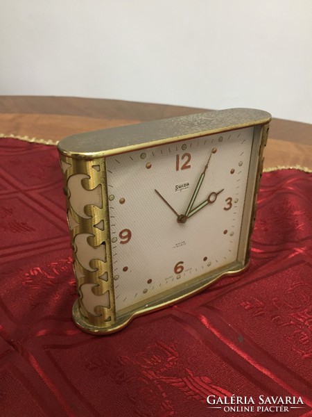 A real curiosity! Swize mignon 8-day table clock b234
