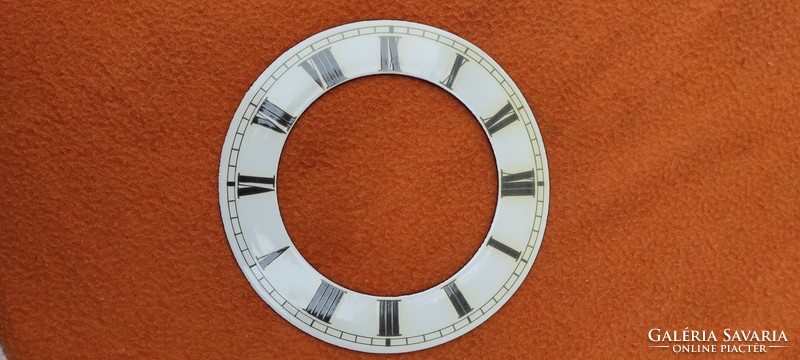 Enamel clock face, weight-driven clock .1,2, Heavy wall clock.