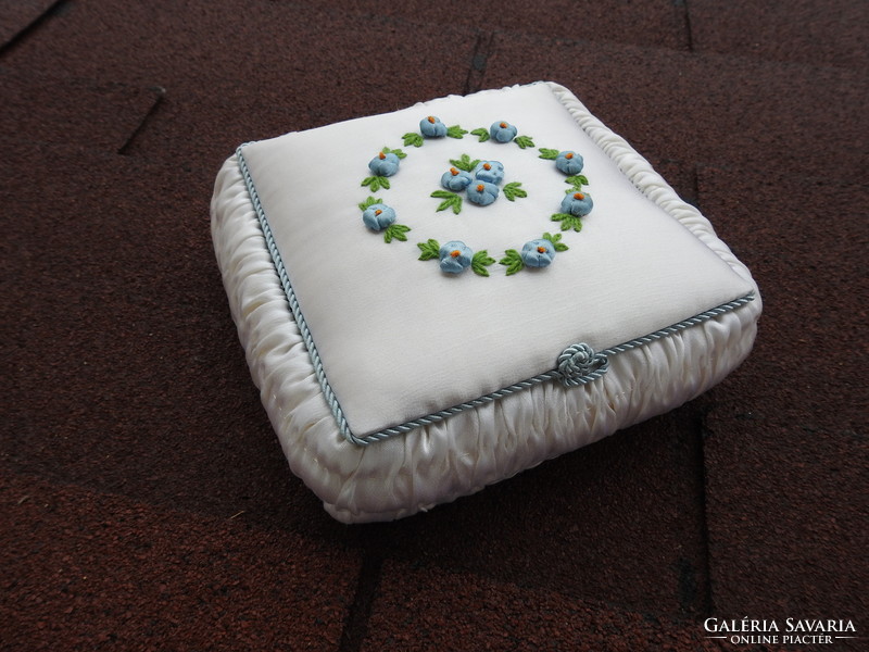 Handmade gift box made of antique cloth