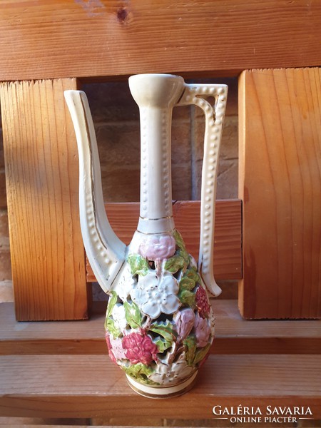 Emil pierced vase by Zsolnay fischer