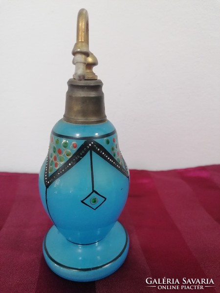 Antik parfümös kék üveg