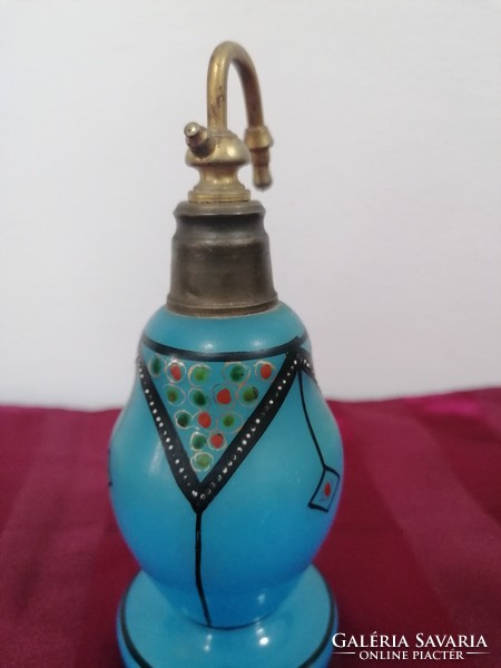 Antique perfume blue bottle