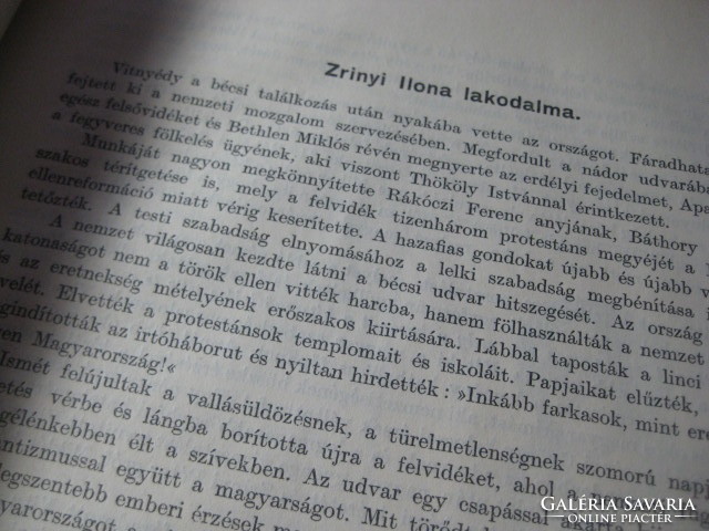 Rákócziné  ,   " történeti   "  elbeszélés  írta Hock János   1907.