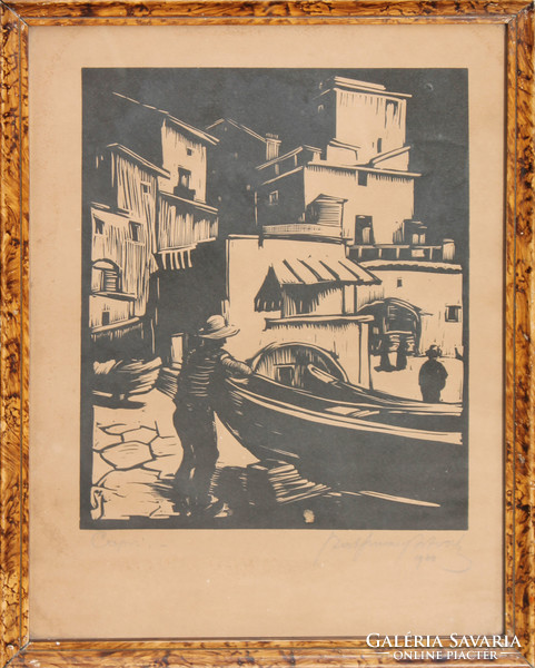 (Debreceni) Szathmáry István: Capri szigetén, 1930