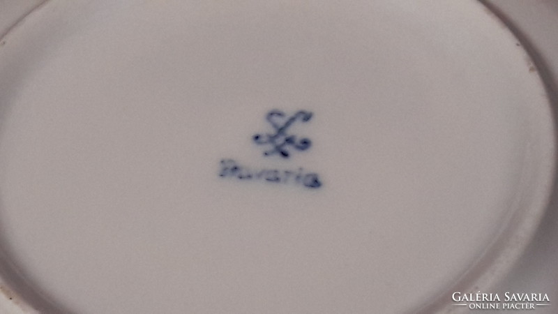 Porcelain coffee cup with landscape
