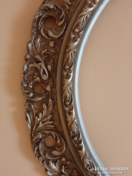 Oval picture frame huge openwork antique flawless 120 x 90 cm