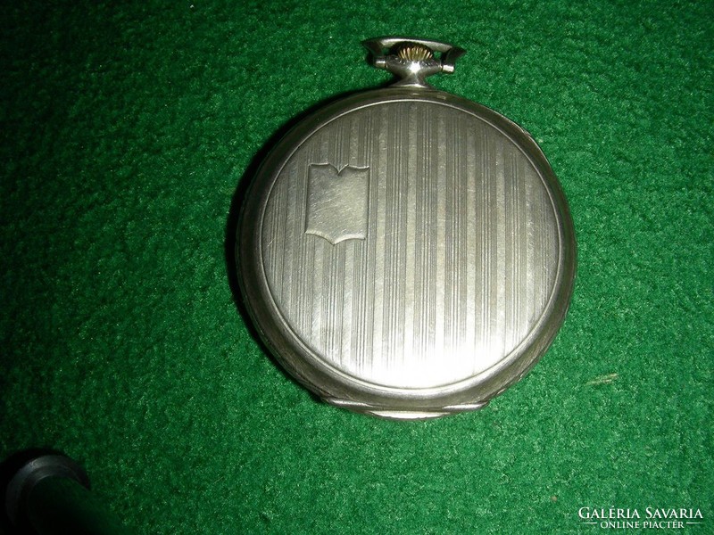 Silver Alpina pocket watch