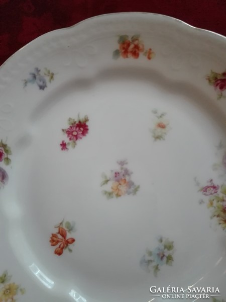 Antique Viennese franz hladky porcelain cake plate, 19 cm in diameter