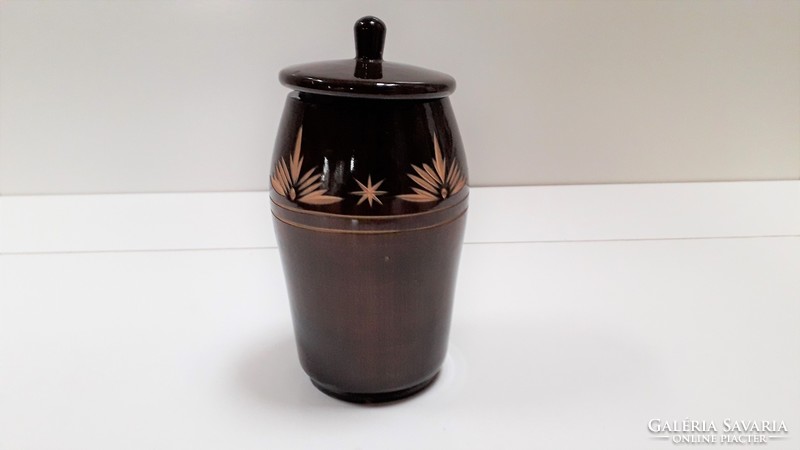 Hand-carved ornament holder with lid