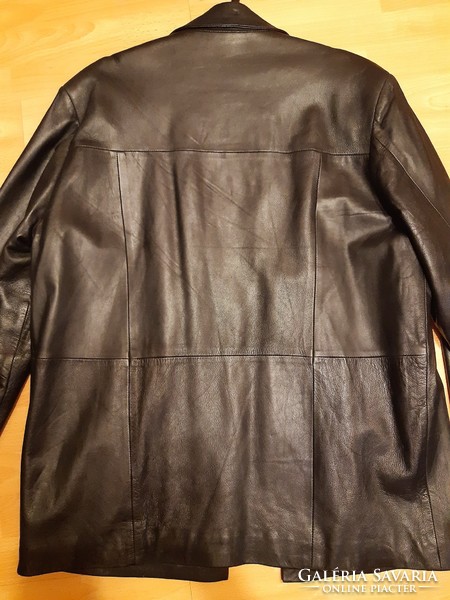 Philip russel black, nappa leather jacket xxl