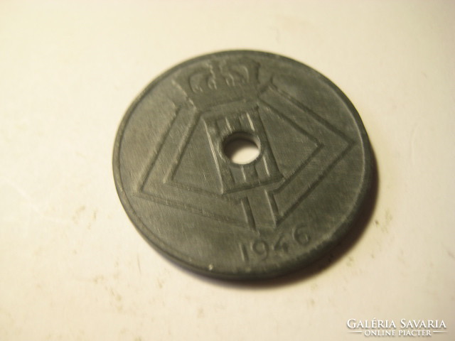 Belgium  10 centimes  1945  . zink