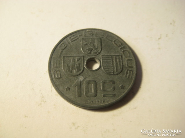 Belgium  10 centimes  1944  . zink