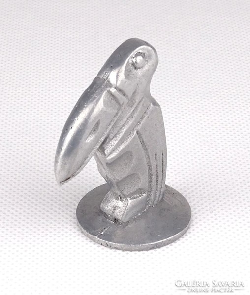 1C850 Art deco marabu fém szobor 5 cm