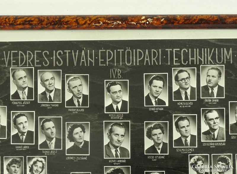 0L909 Régi SZEGEDI VEDRES tablókép 1954-58
