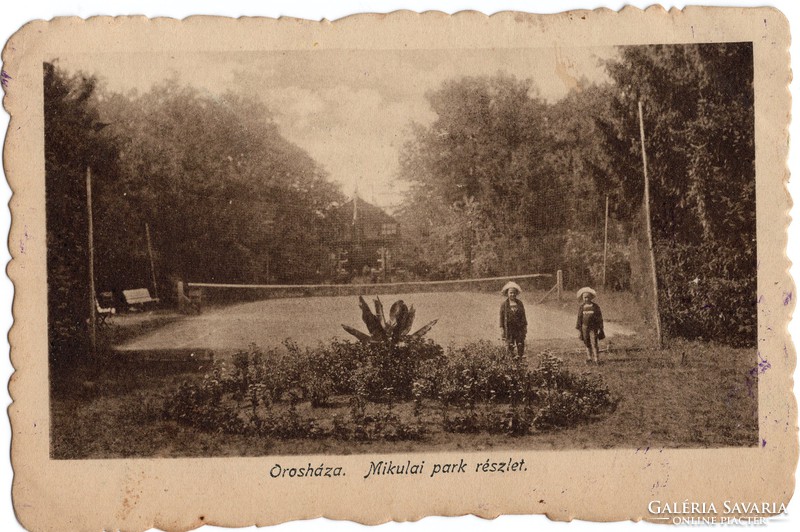 1925 Orosháza, Mikulai park, teniszpálya