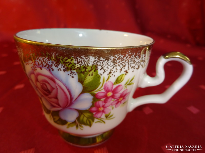 Royal bavaria german porcelain coffee cup, exclusive decoration. It has a diameter of 7.7 cm. He has!