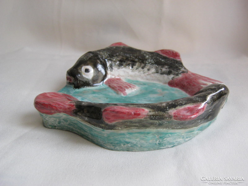 Szécsi ceramic fish bowl