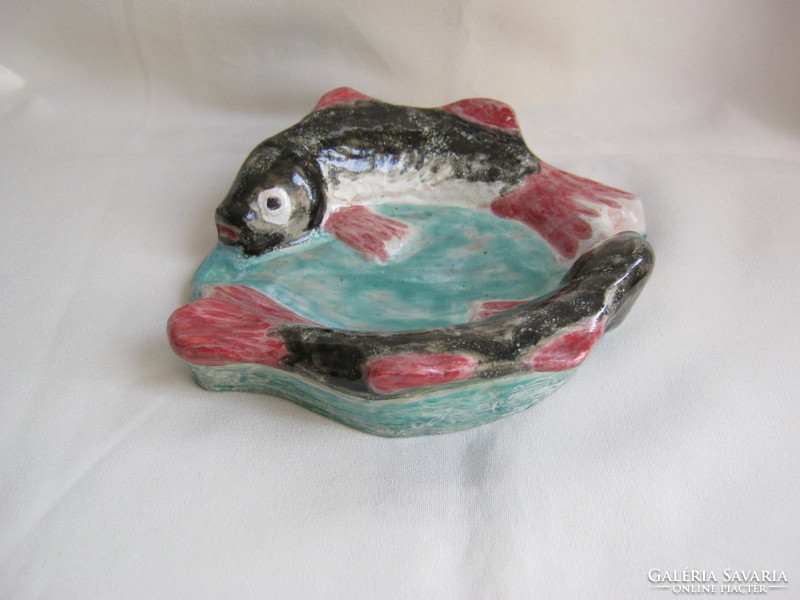 Szécsi ceramic fish bowl