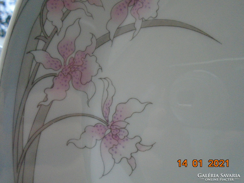 1983 Rózsaszín nárcisszal ,MAYFAIR FRESH FLOWER Royal Doulton  tál 26,5 cm