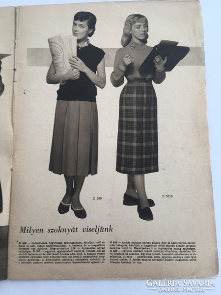 Divat és textil, 1955. augusztus. V. évfolyam, 8. szám