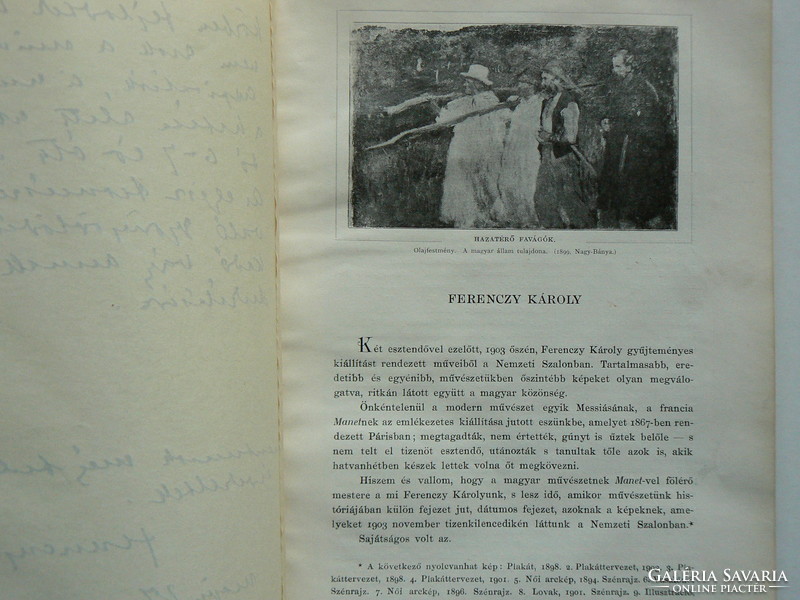 The young people (ferenczy k. Grünwald b. Katona n., M.-M. G., Rippl-rónai) Malonyay 1906 book in good condition.