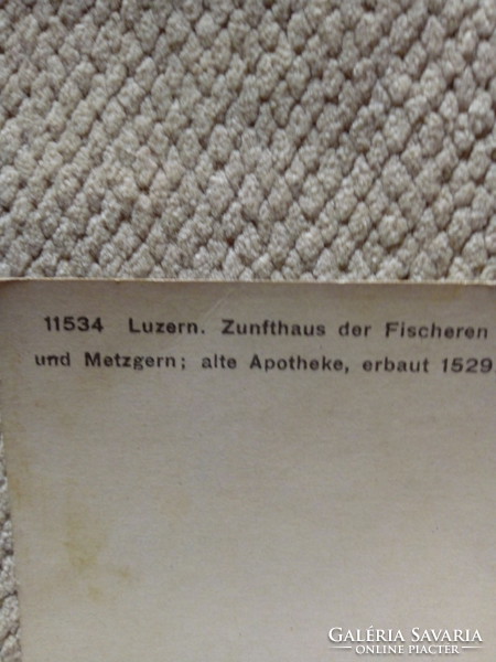 Régi képeslap: Luzern