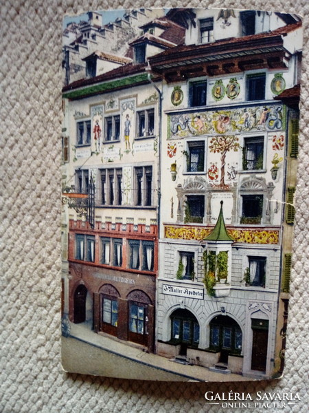 Régi képeslap: Luzern