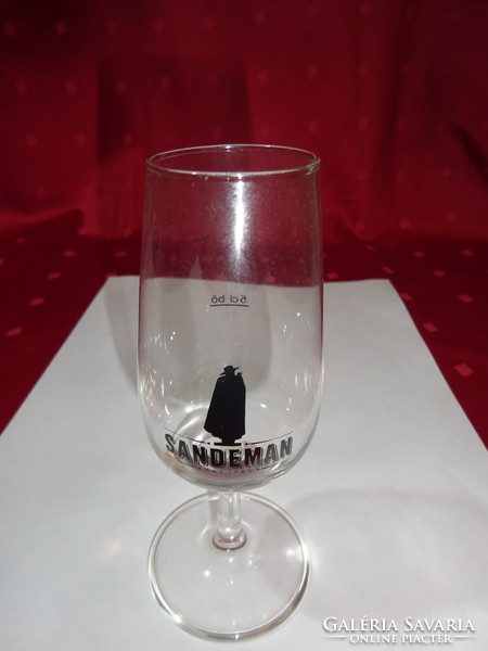 Német, Sandeman sherry üveg pohár 6 db,készlet magassága 13 cm. Vanneki! Jókai.