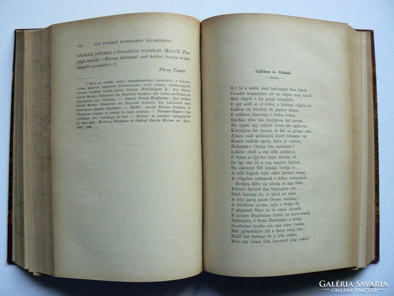 Catholic review, dr. ákos Mihályfi 1893, (rarity) book in good condition