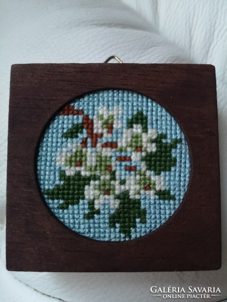 Mini needle tapestry wall picture