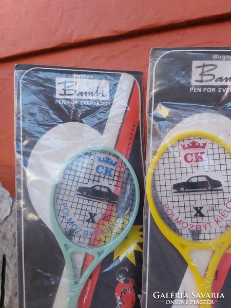Retro eredeti csomagolásban játék Bambi teniszütő  kicsi méretűek nosztalgia darabok