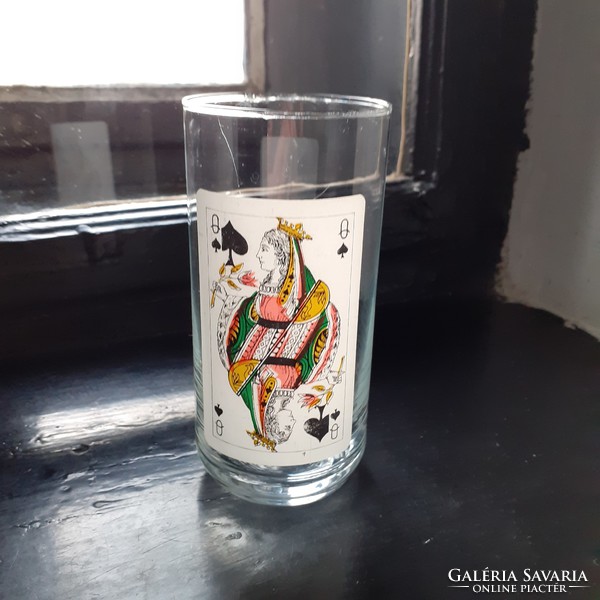 Old soft drink glass