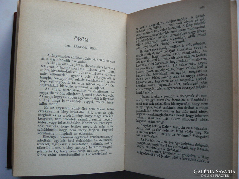 SZLOVENSZKÓI MAGYAR ELBESZÉLŐK 1930 KÖRÜL, KÖNYV JÓ ÁLLAPOTBAN