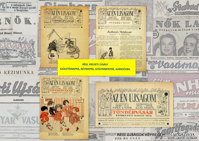 1941 szeptember 13  /  Az Én Ujságom / Tündérvásár  /  RÉGI EREDETI ÚJSÁG Ssz.:  6007