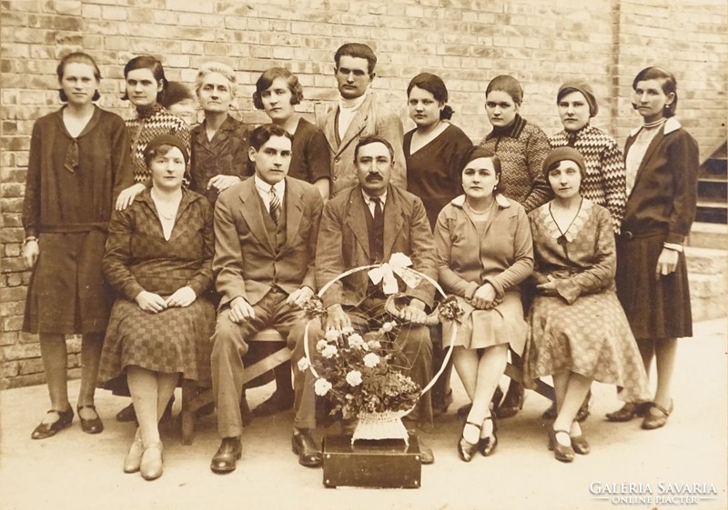 0S302 Régi csoportkép fotográfia 1931