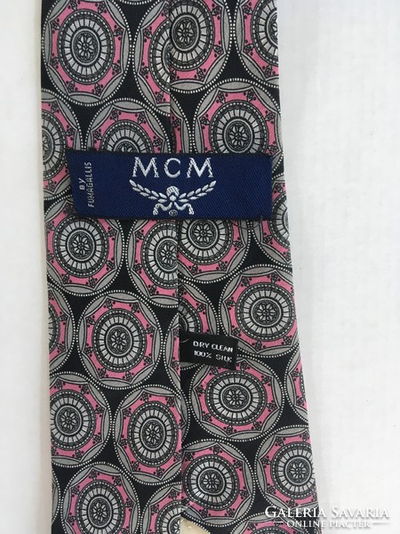 Hibátlan állapotú, MCM by Fumagallis retro, vintage selyem nyakkendő