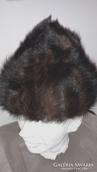 Canadian real fur hat size 56-58