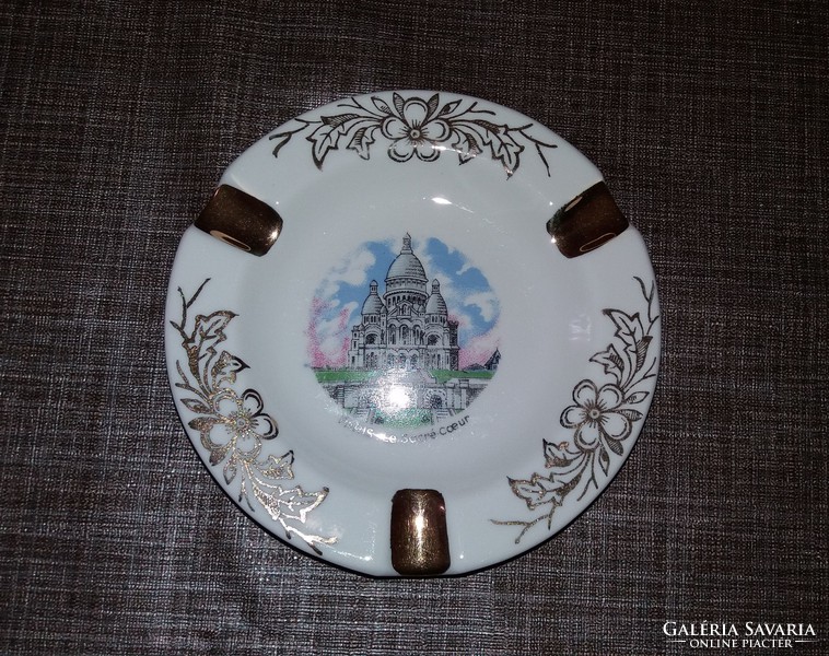 Limoges francia porcelán hamutál hamutartó Paris Le Sacre-Coeur