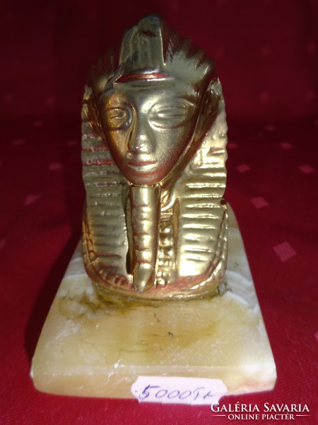 Tutanhamon fáraó mellszobra márvány alapon. Vanneki!