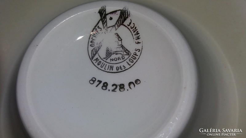 French porcelain ashtray ashtray hotel de la havane paris, orchies moulin des loups