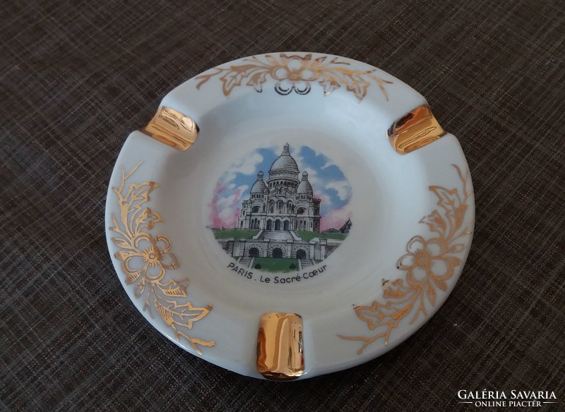 Limoges French porcelain ashtray ashtray paris le sacre-coeur