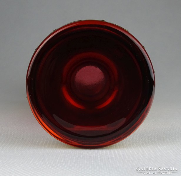 0S275 Bohemia közepes méretű üveg váza 21 cm