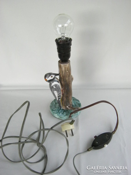 Harkály retro kerámia lámpa lámpatest