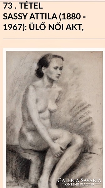 Attila Sassy: female nude!