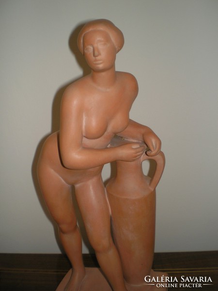 Ceramic, female nude 32 cm
