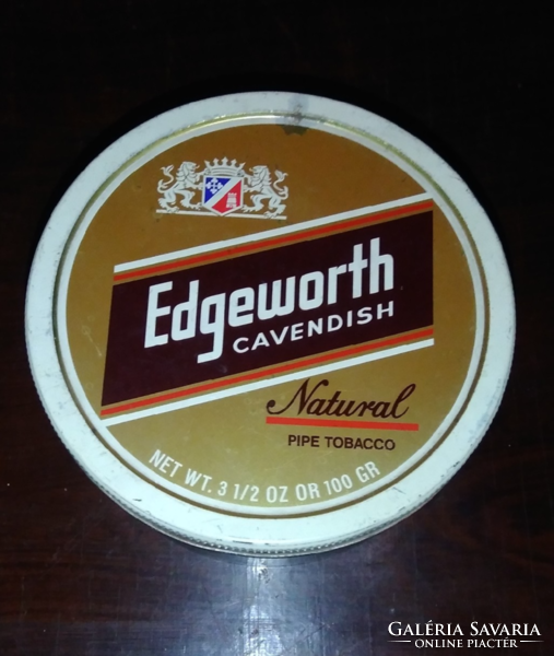 Régi Edgeworth Cavendish pipadohány fém doboz,szelence