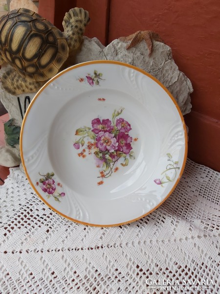 Gyönyörű virágos falitányérok tányérok Falitányér  porcelán  rózsás virágos Gyűjtői darab