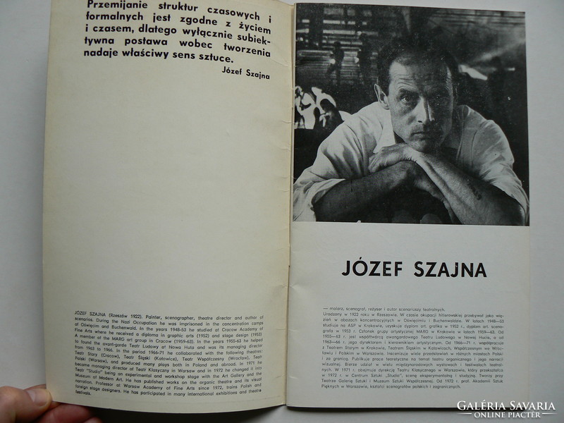 JÓZEF SZAJNA LENGYEL MŰVÉSZ ALBUM 1976 (LENGYEL NYELVŰ), KÖNYV KIVÁLÓ ÁLLAPOTBAN