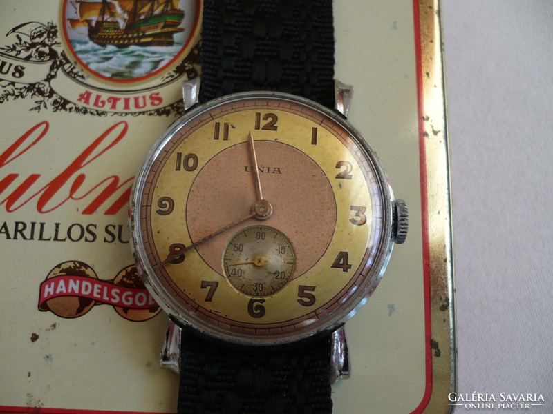 Unia egy nagyon ritka és szép svájci óra a II. világháború idejéből