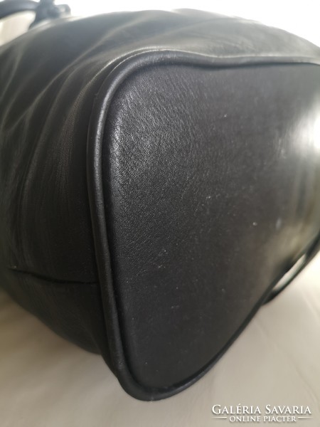 Black beautiful quality cowhide women's shoulder bag